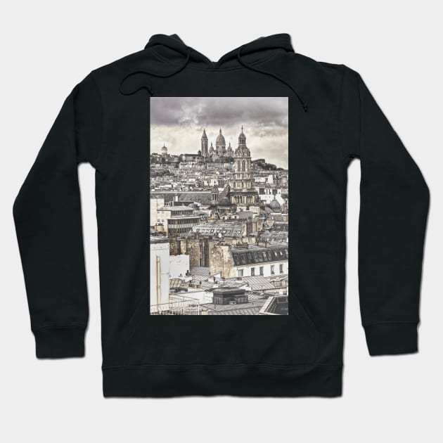 The Rooftops of Paris Hoodie by IanWL